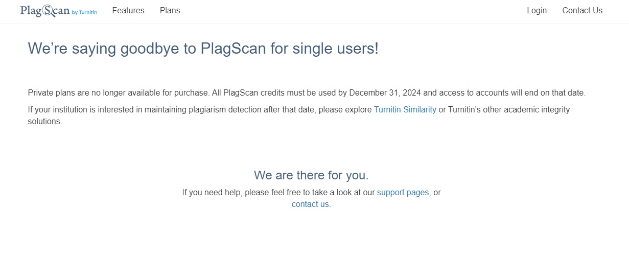 پلن های قیمت ابزار plagScan