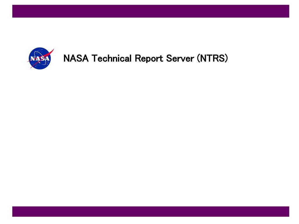 NASA Technical Reports Server