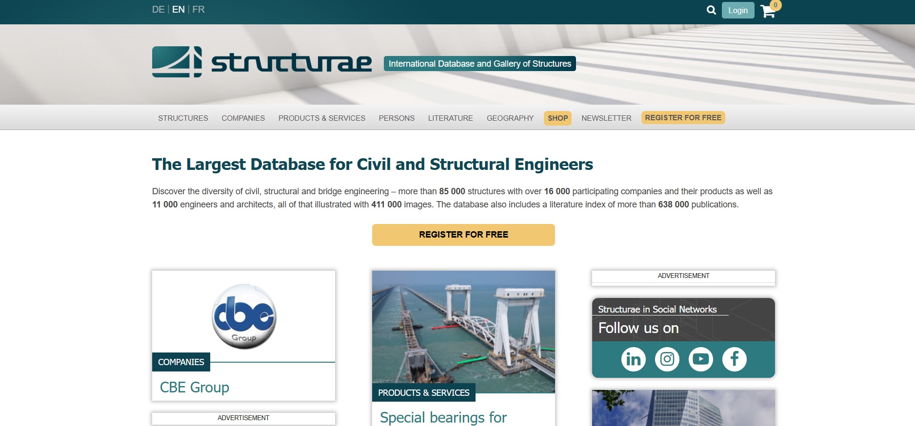 بهترین سایتهای دانلود مقاله مهندسی عمران 2 Structurae