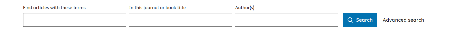 جستجو معمولی در ساینس دایرکت