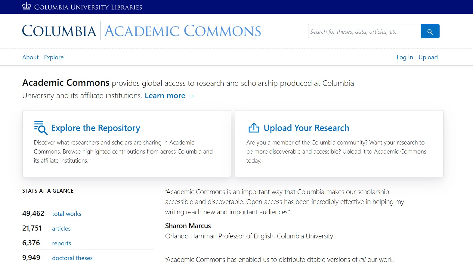 پایگاه دانلود مقالات دانشگاه کلمبیا چیست؟