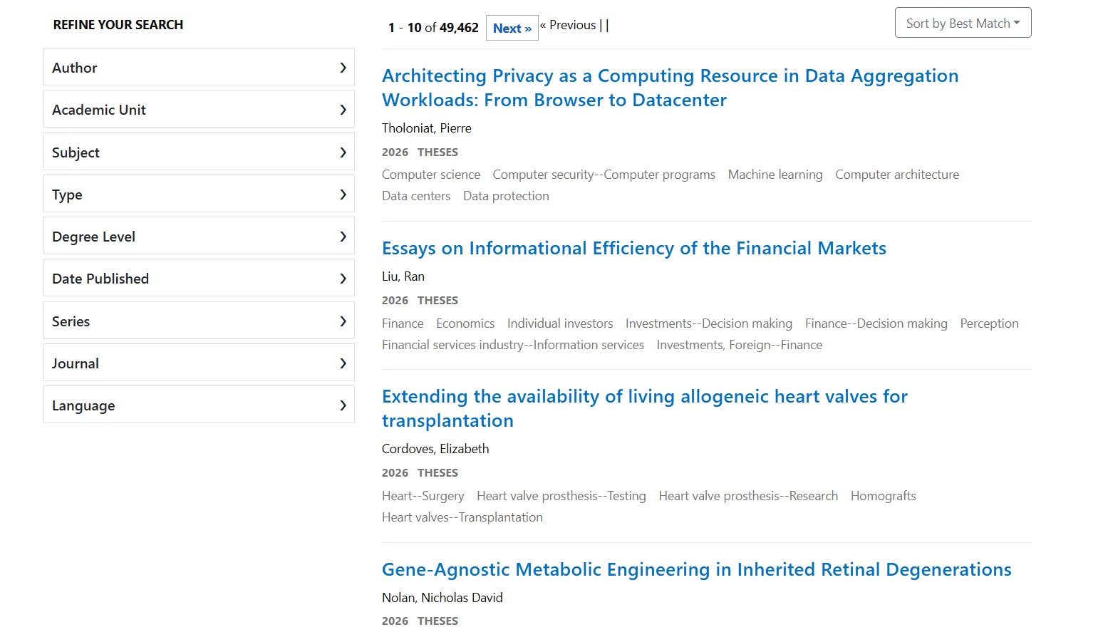 راهنمای جستجو در پایگاه مقالات دانشگاه کلمبیا