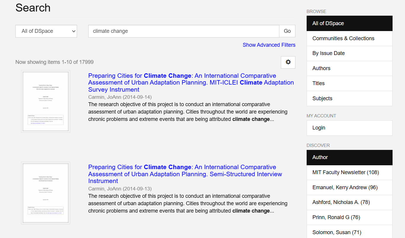 راهنمای دانلود مقالات دانشگاه MIT در DSpace@MIT