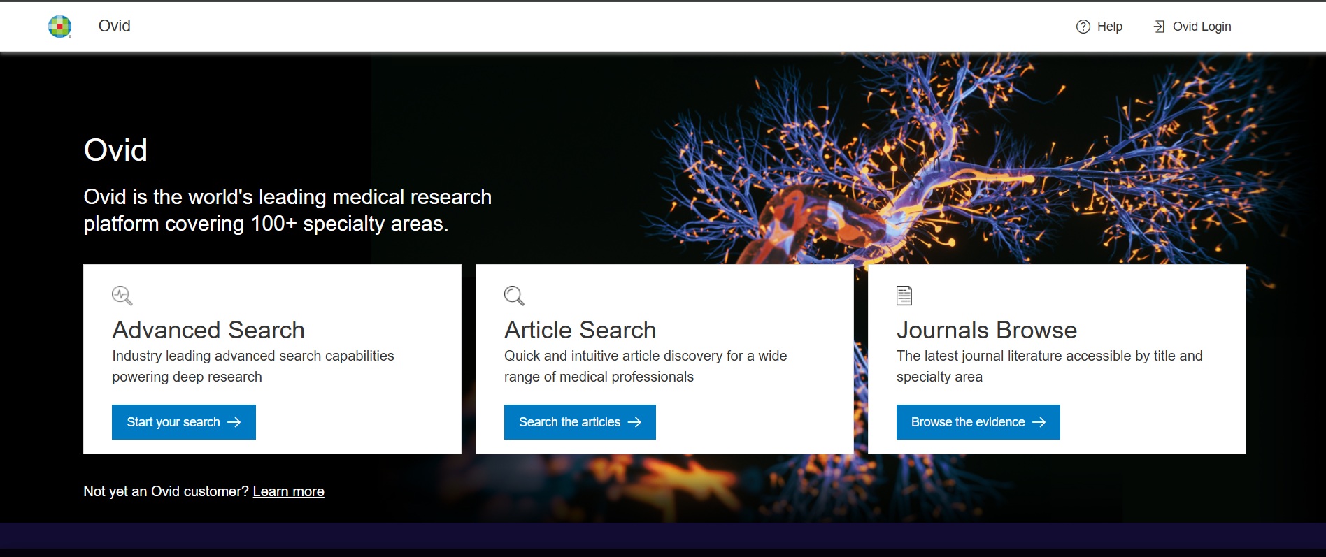 کاربردهای پایگاه اوید Ovid