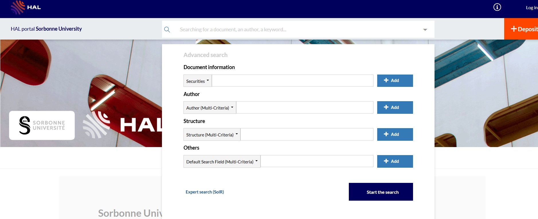 راهنمای جستجو در پایگاه مقالات دانشگاه سوربن